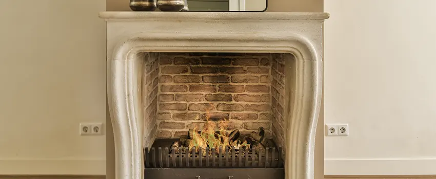 Vintage-style Fireplace Redesign in North Massapequa, New York