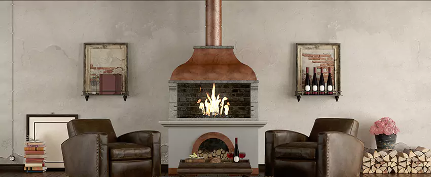 Thelin Hearth Products Providence Pellet Insert Fireplace Installation in North Massapequa, NY