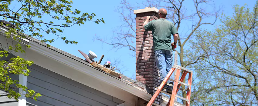 Vinyl and PVC Chimney Flashing Installation in North Massapequa, NY
