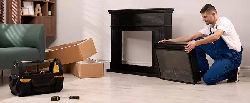 Old Rusted Metal Fireplace Repair And Replacement in North Massapequa, NY